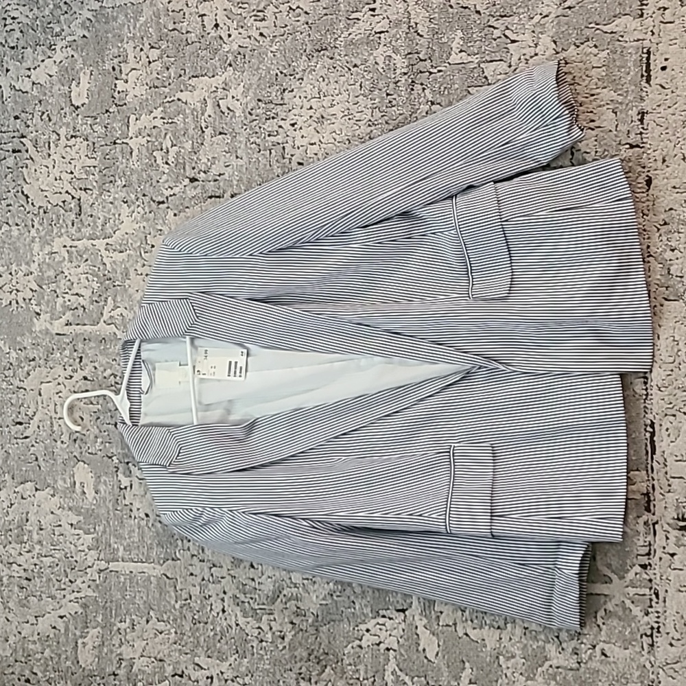 H & M striped blazer